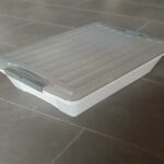 Rotho Eco Compact Aufbewahrungsbox 13l - 40 x 28 x 18 cm - transparent/grau