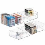 mDesign CD Aufbewahrungsbox für CDs, DVDs, Blu-Rays, PS4 und Xbox One Spiele - kurz und glatt