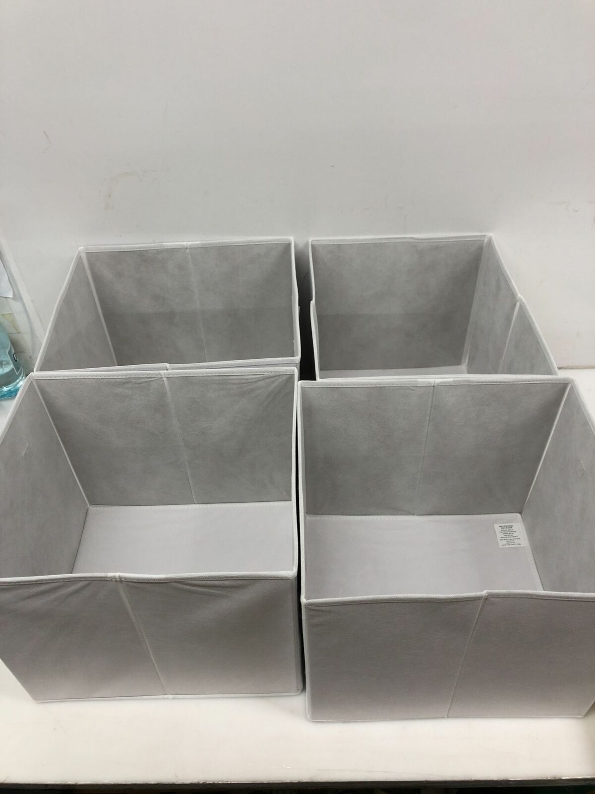 EZOWare faltbare Aufbewahrungsbox – 33 x 38 x 33 cm – 4er Set